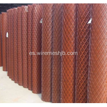 Anti-dizzle galvanizado y recubierto de PVC malla de metal expandido